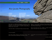 Tablet Screenshot of alanjacobsphotography.com